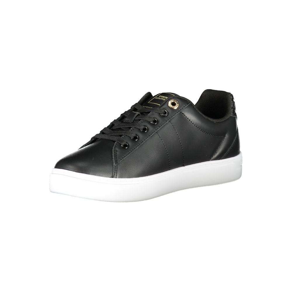 Tommy Hilfiger Black Polyester Sneaker Tommy Hilfiger