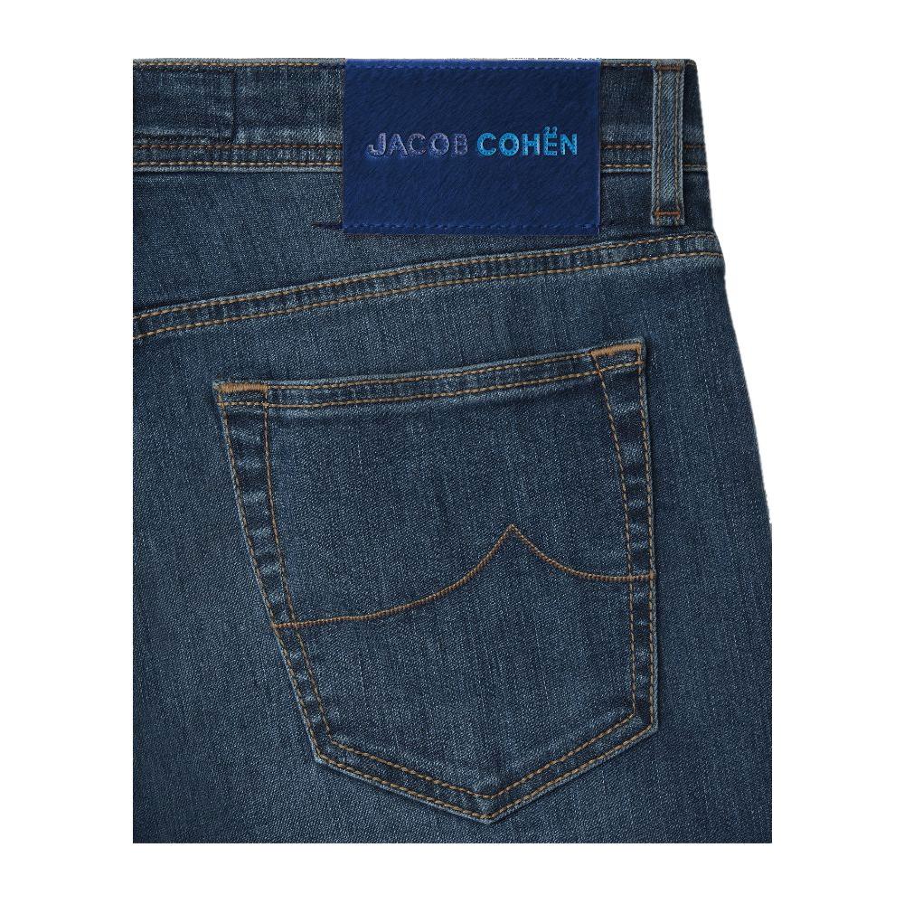 Jacob Cohen Blue Cotton Jeans & Pant Jacob Cohen