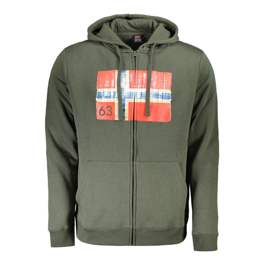 Norway 1963 Green Cotton Men Sweater Norway 1963