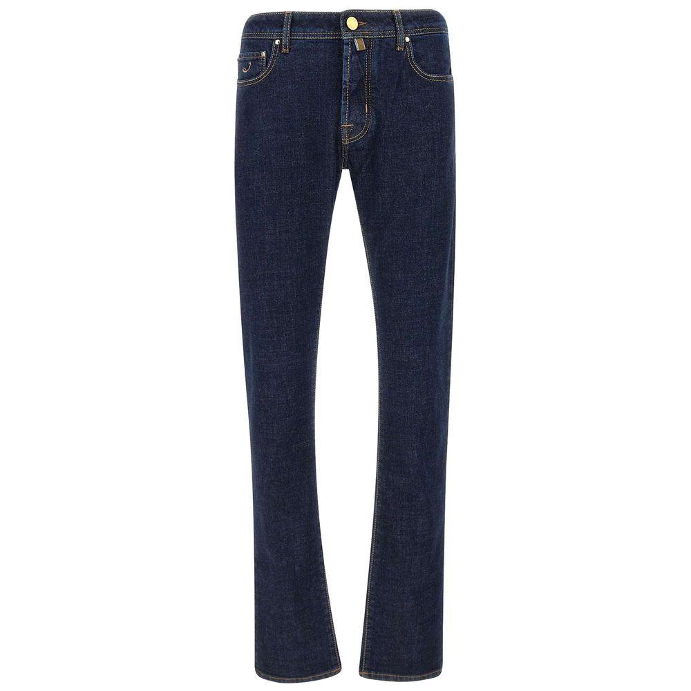 Jacob Cohen Blue Cotton Jeans & Pant Jacob Cohen