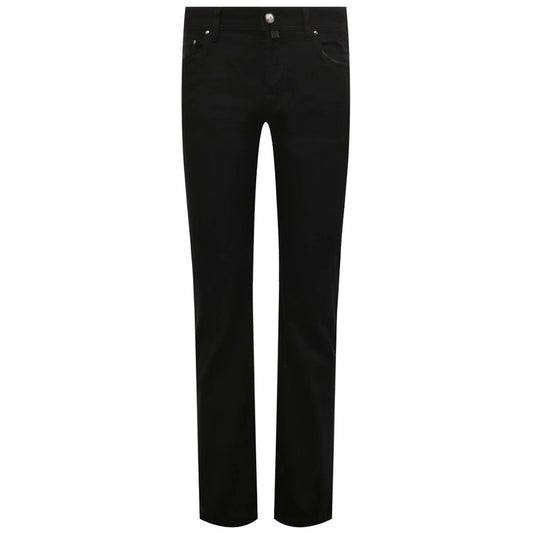 Jacob Cohen Black Cotton Jeans & Pant Jacob Cohen