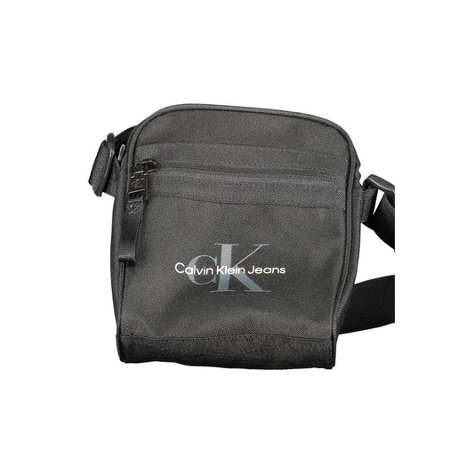 Calvin Klein Black Polyester Men Shoulder Bag Calvin Klein