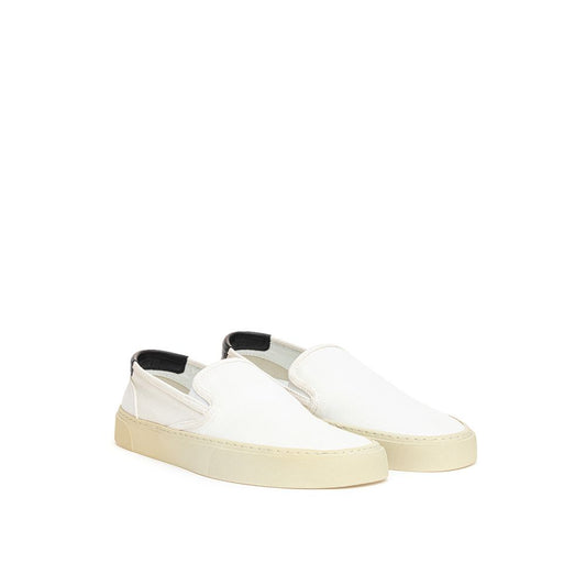 Saint Laurent White Cotton Sneaker Saint Laurent