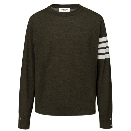 Thom Browne Green Wool Sweater Thom Browne