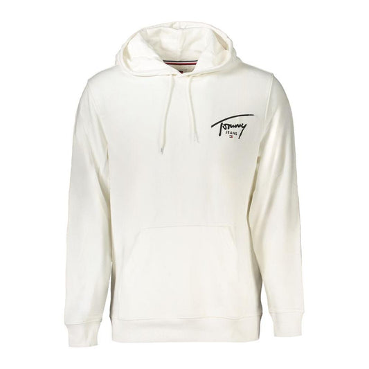 Tommy Hilfiger White Cotton Men Sweater Tommy Hilfiger