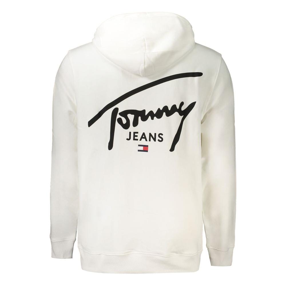 Tommy Hilfiger White Cotton Men Sweater Tommy Hilfiger