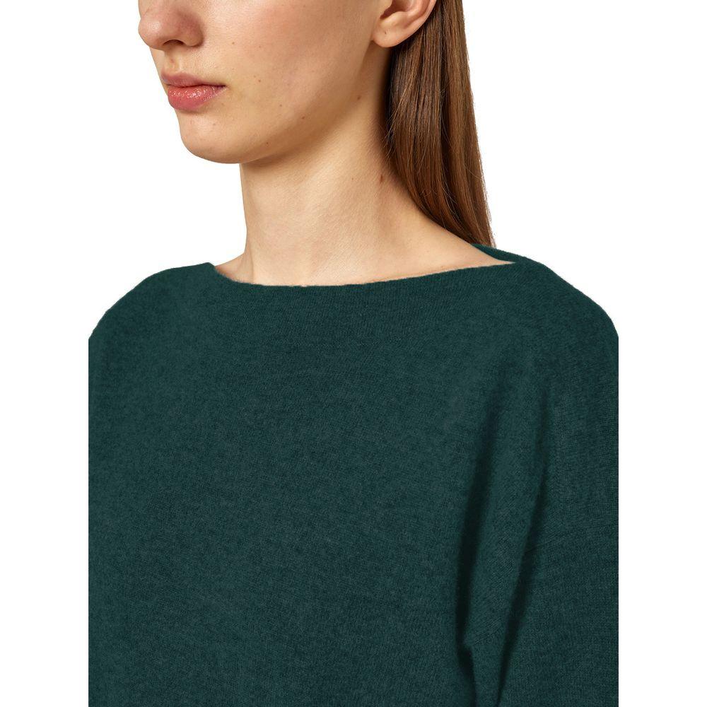 Alpha Studio Green Silk Sweater Alpha Studio