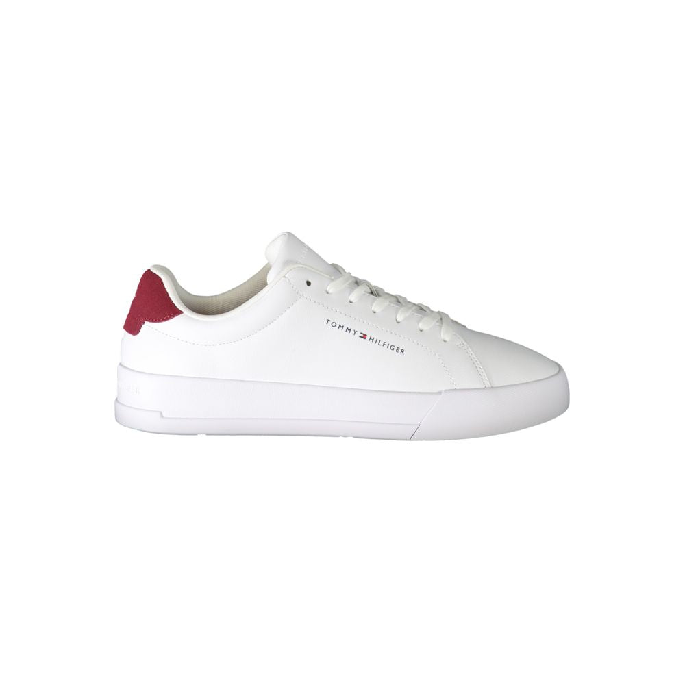 Tommy Hilfiger White Leather Men Sneaker