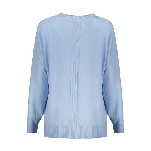 Guess Jeans Light Blue Acrylic Women Sweater Guess Jeans