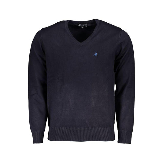 U.S. Grand Polo Blue Nylon Sweater U.S. Grand Polo