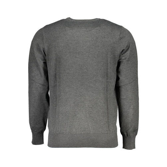 U.S. Grand Polo Gray Nylon Sweater U.S. Grand Polo