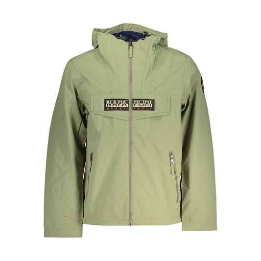 Napapijri Green Polyester Jacket Napapijri