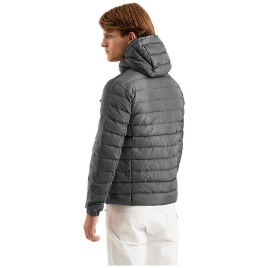 Refrigiwear Gray Nylon Men's Jacket Refrigiwear