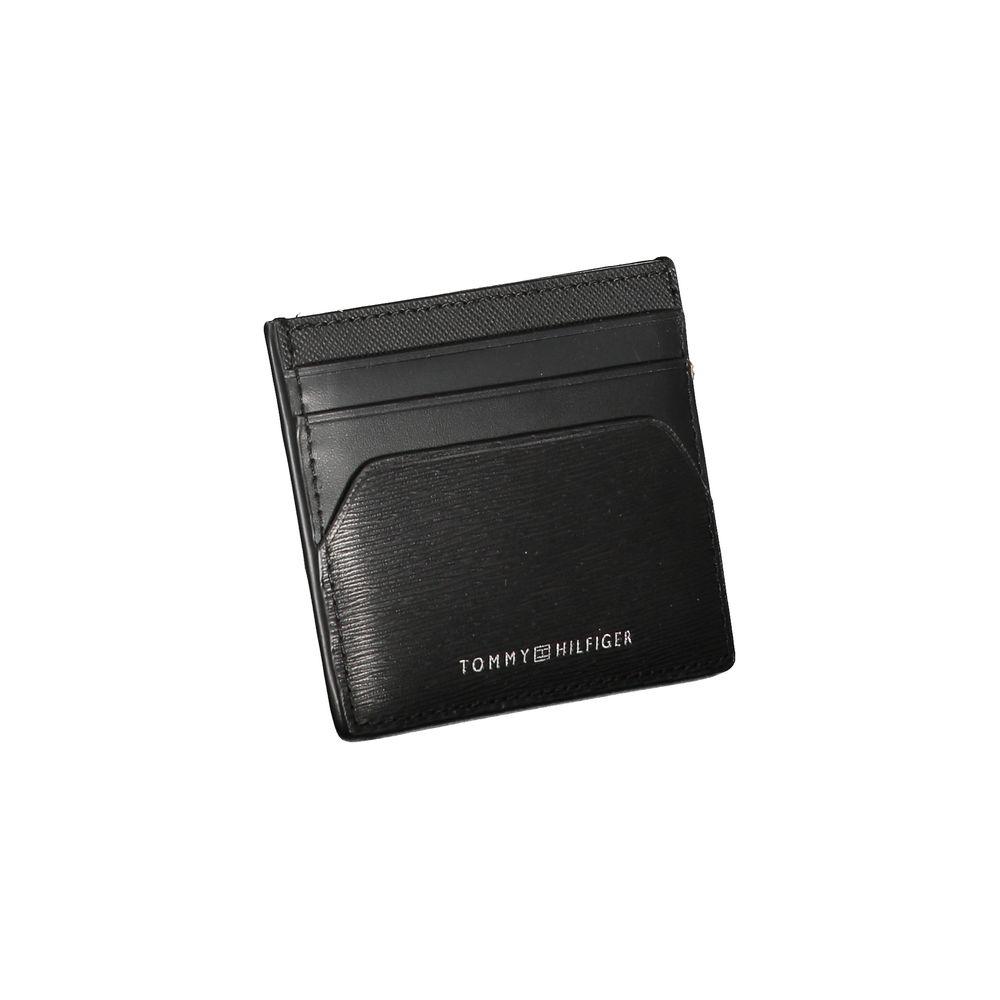 Tommy Hilfiger Black Leather Wallet Tommy Hilfiger