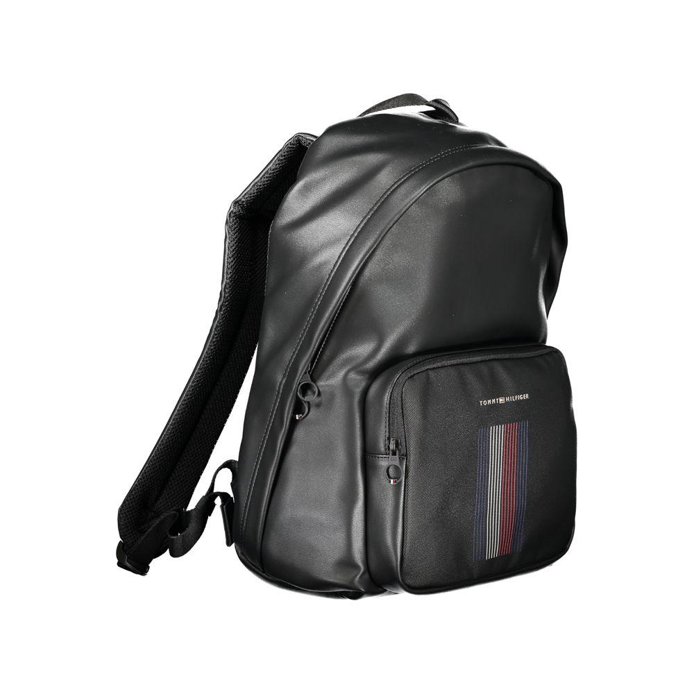 Tommy Hilfiger Black Polyester Backpack Tommy Hilfiger