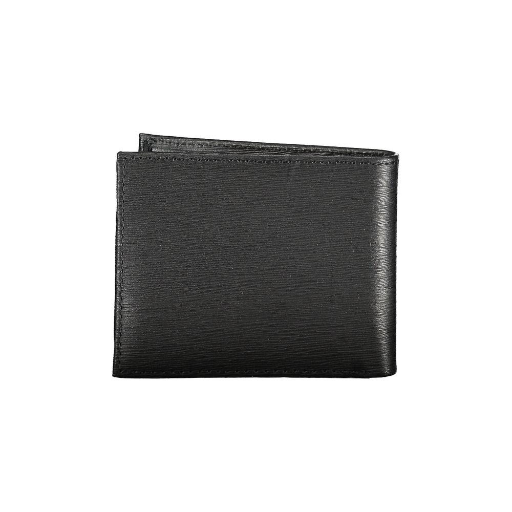 Tommy Hilfiger Black Leather Wallet Tommy Hilfiger