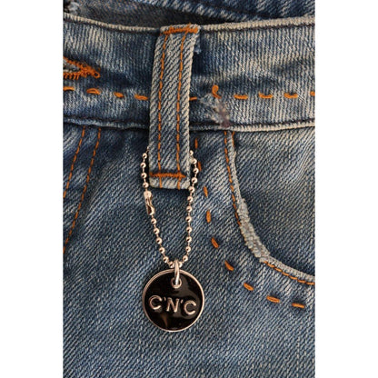 Costume National Blue Wash Cotton Classic Jeans