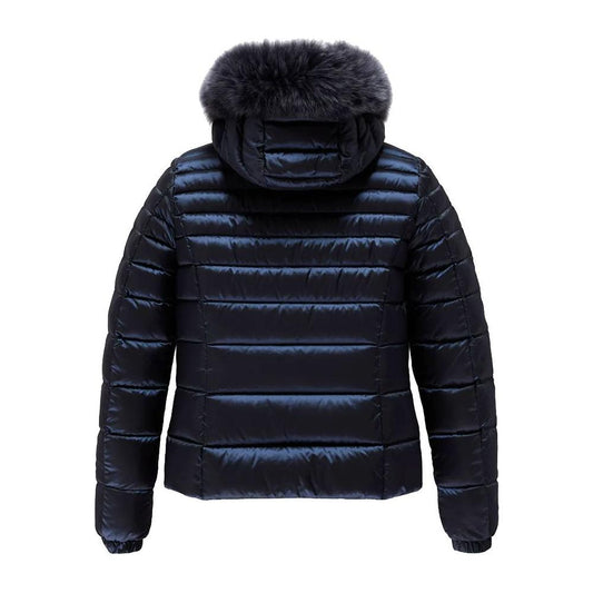 Refrigiwear Blue Nylon Jackets & Coat Refrigiwear