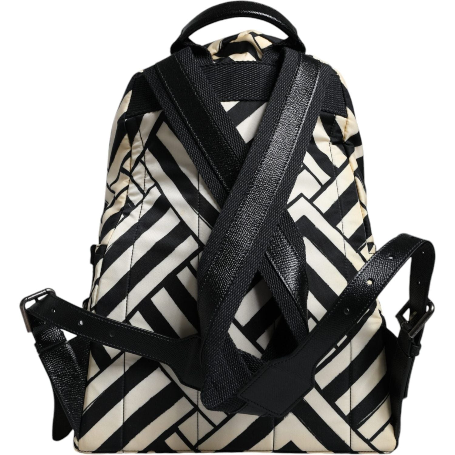 Front view with bag zipped and handles upright.