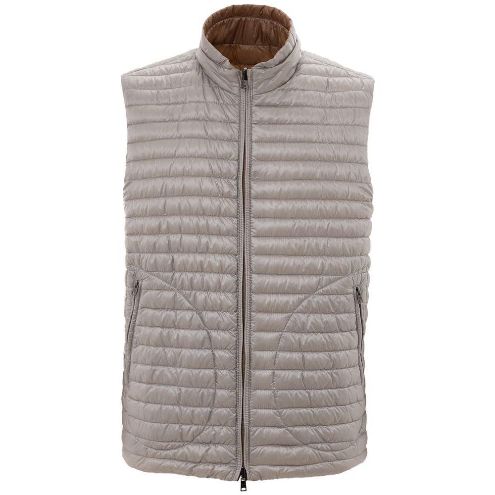 Herno Brown Polyamide Vest Herno