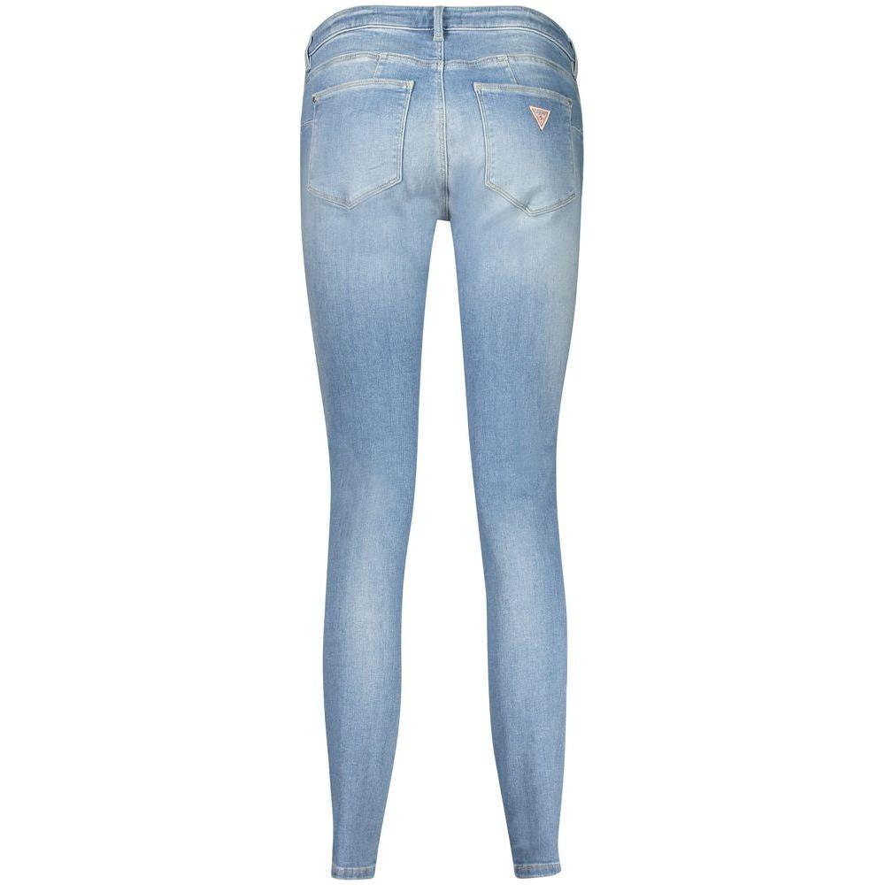 Guess Jeans Light Blue Cotton Jeans & Pant Guess Jeans