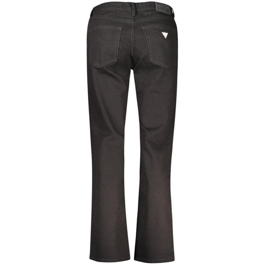 Guess Jeans Black Cotton Jeans & Pant Guess Jeans