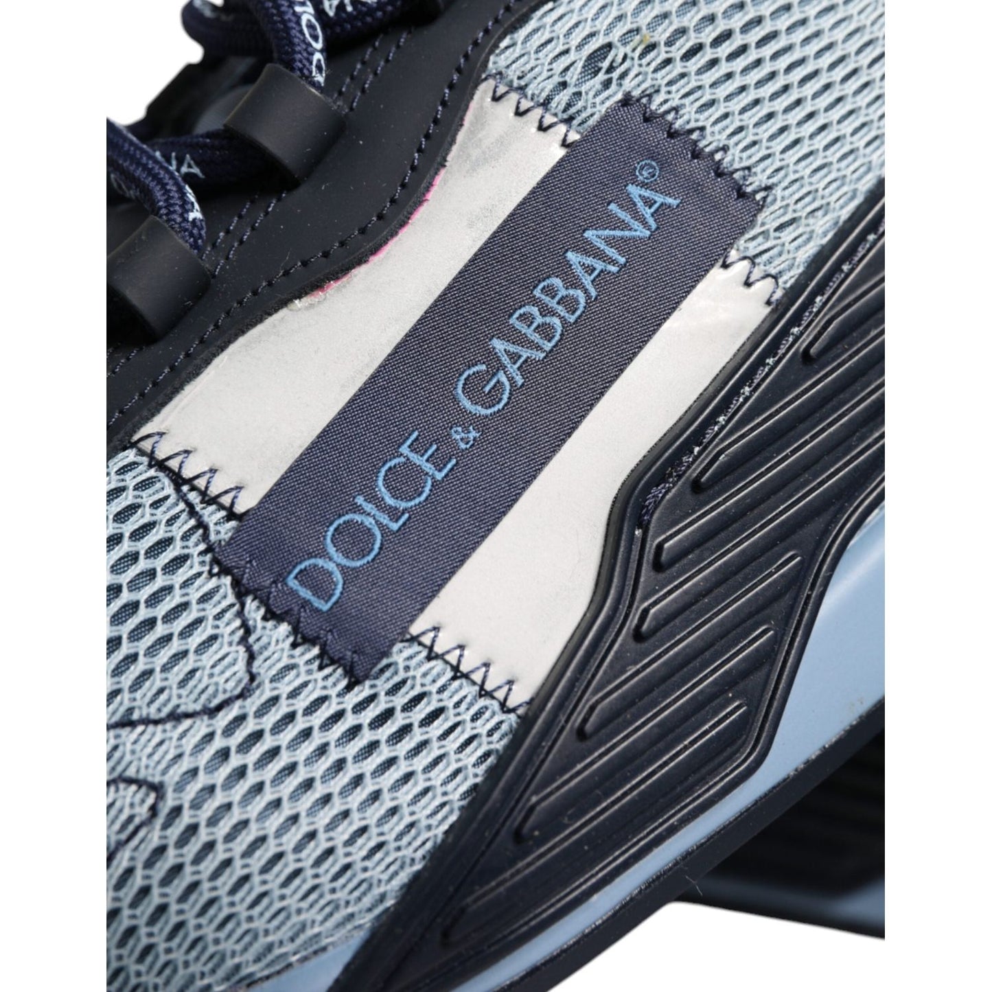 Dolce & Gabbana Blue Black Low Top NS1 Sneakers Shoes Dolce & Gabbana