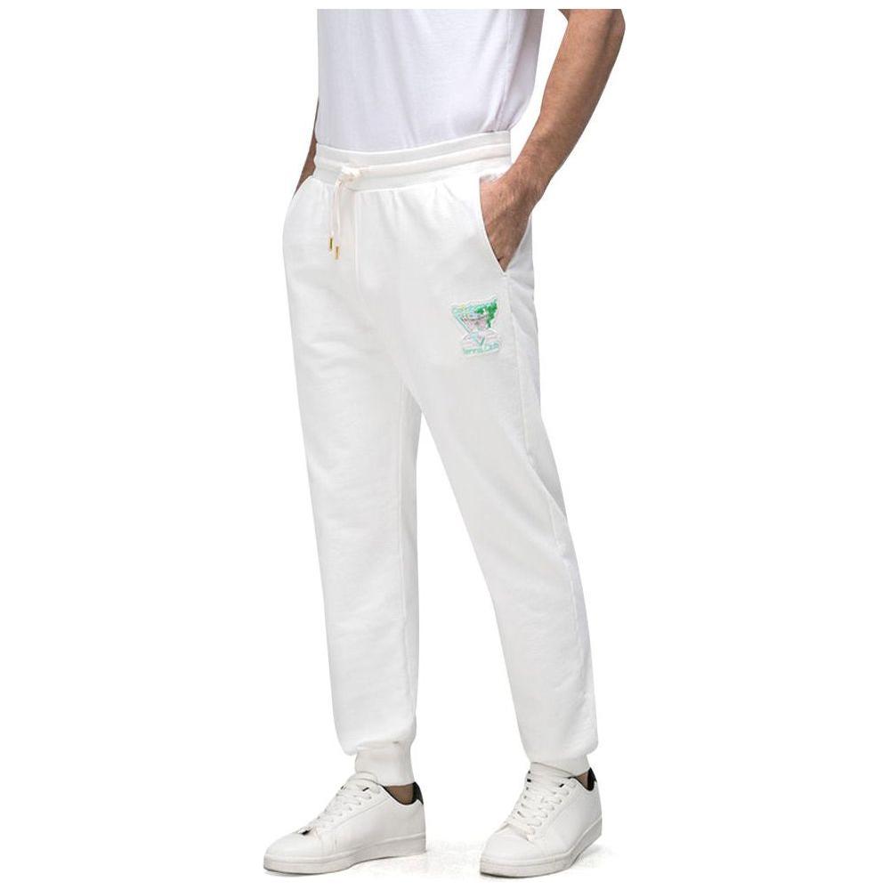 Casablanca White Cotton Jeans & Pant Casablanca