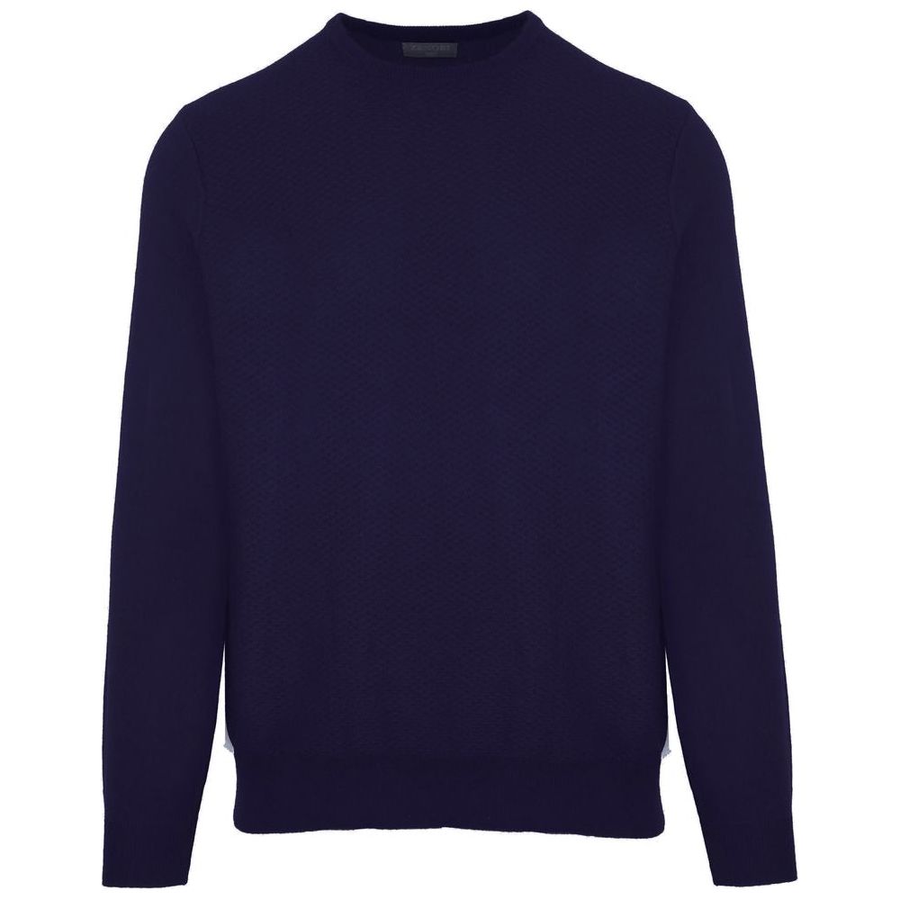 Malo Blue Wool Sweater Malo