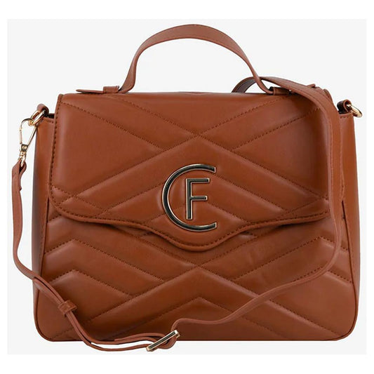 CRISTINAEFFE Brown Artificial Leather Women Crossbody Bag CRISTINAEFFE