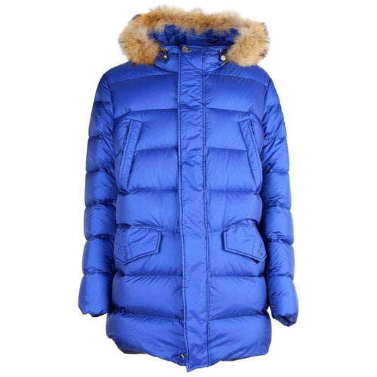 Add Blue Nylon Men's Down Jacket Add