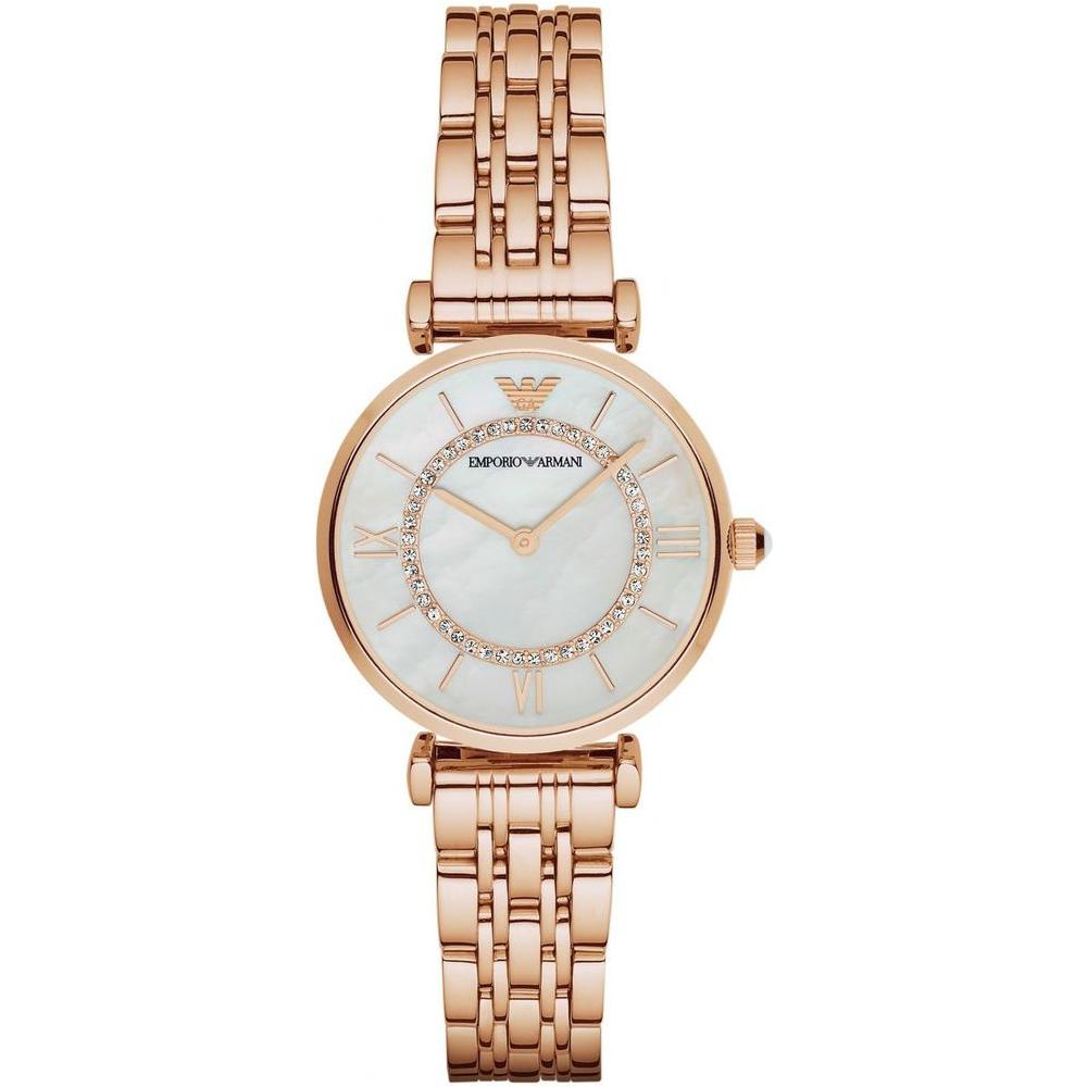 Armani Rose Gold Steel Watch Armani