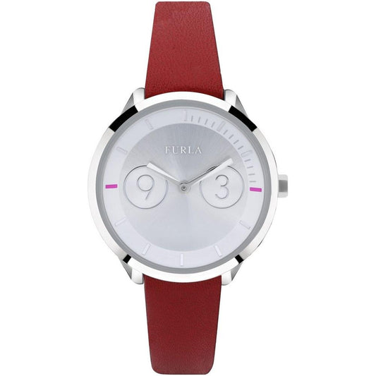 Furla Red Leather Watch Furla