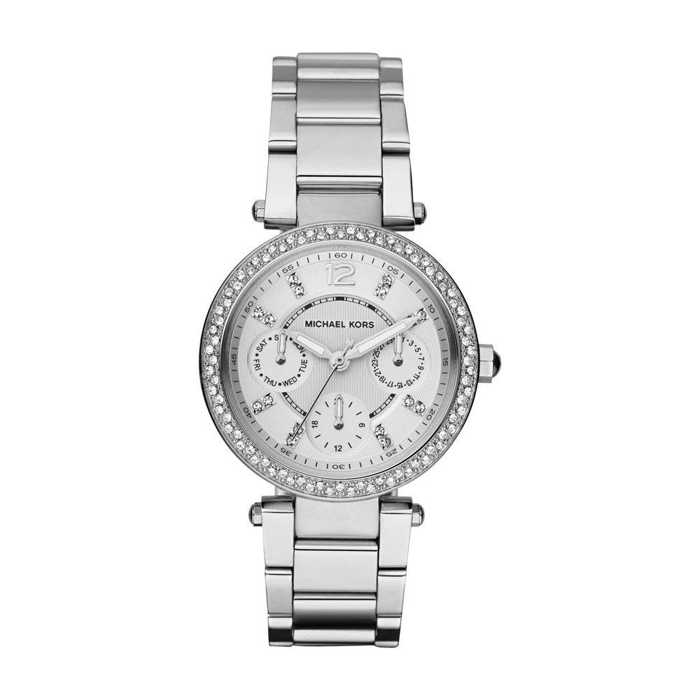 Michael Kors Silver Steel Watch Michael Kors