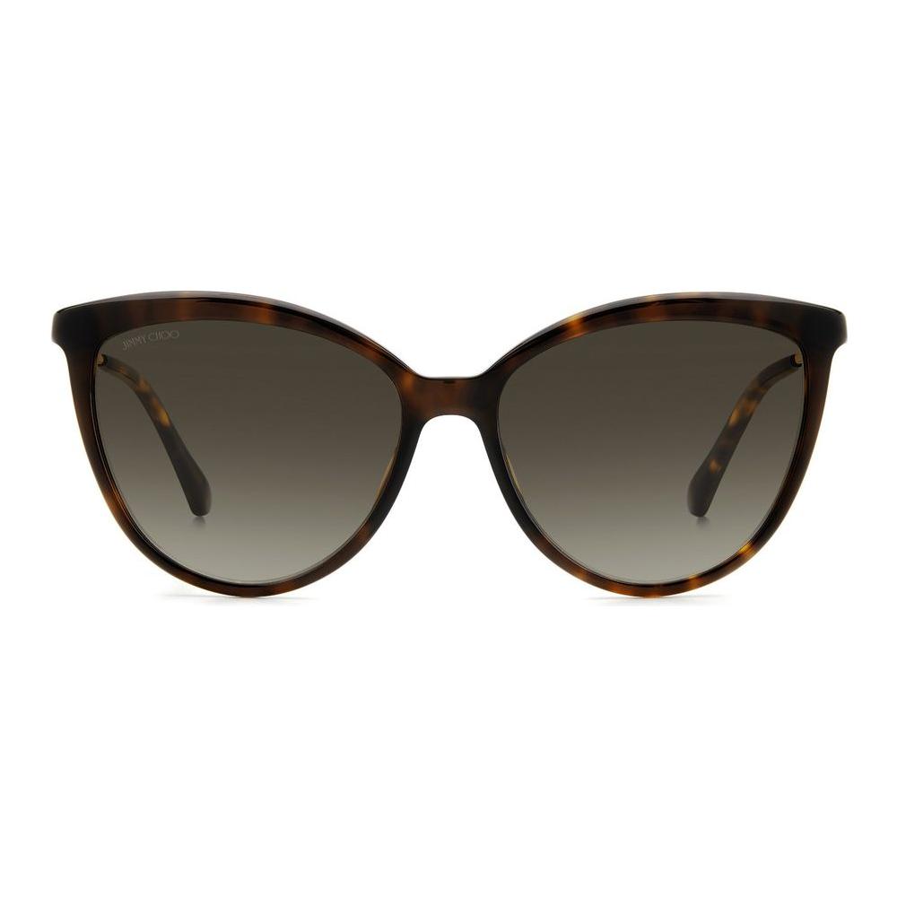 Jimmy Choo Brown Metal Sunglasses Jimmy Choo