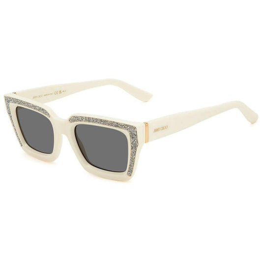 Jimmy Choo White Resin Sunglasses Jimmy Choo