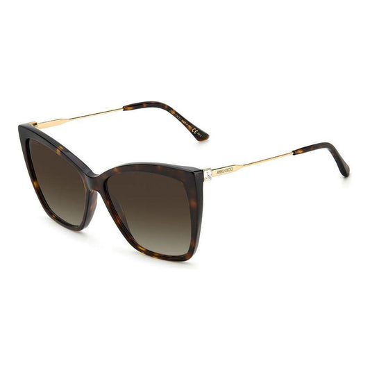 Jimmy Choo Gold Metal Sunglasses Jimmy Choo