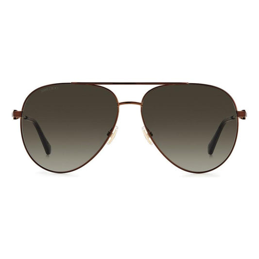 Jimmy Choo Brown Metal Sunglasses Jimmy Choo