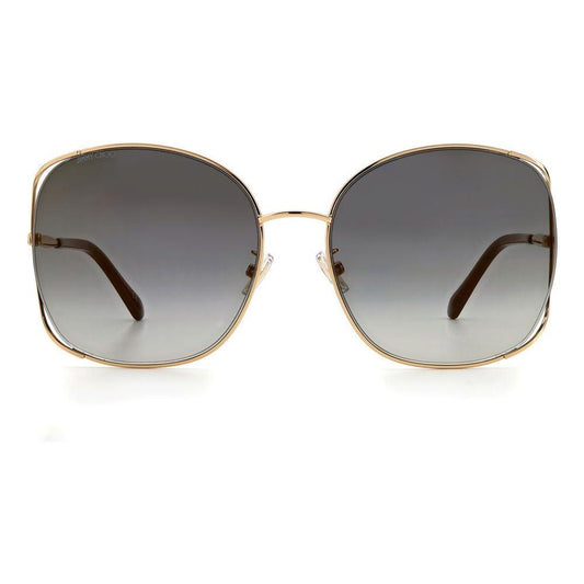 Jimmy Choo Rose Gold Metal Sunglasses Jimmy Choo