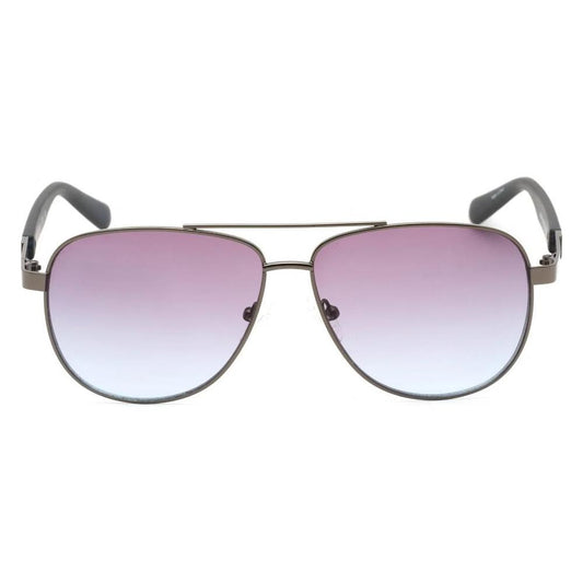 Guess Gray Metal Sunglasses Guess