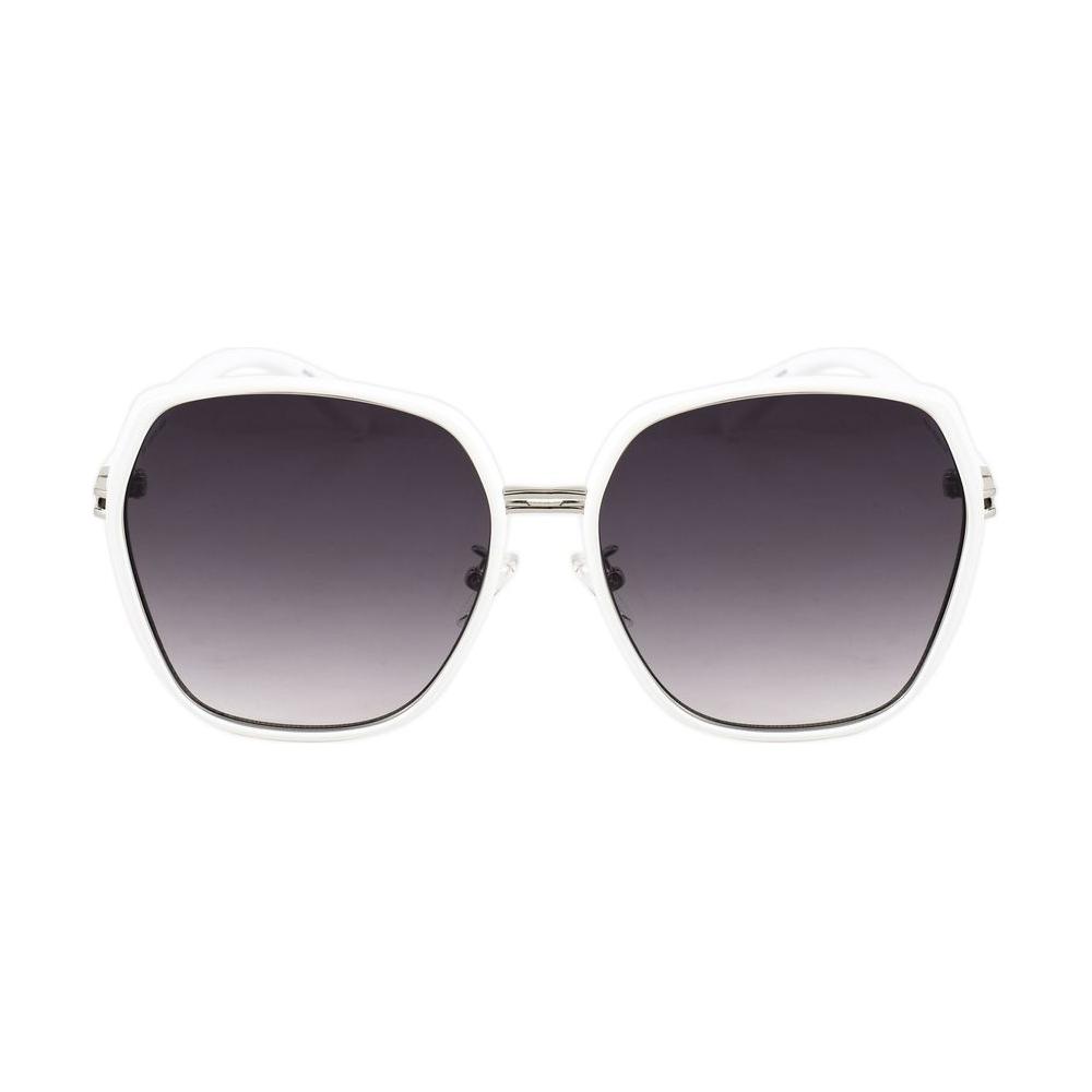 Guess White Metal Sunglasses Guess