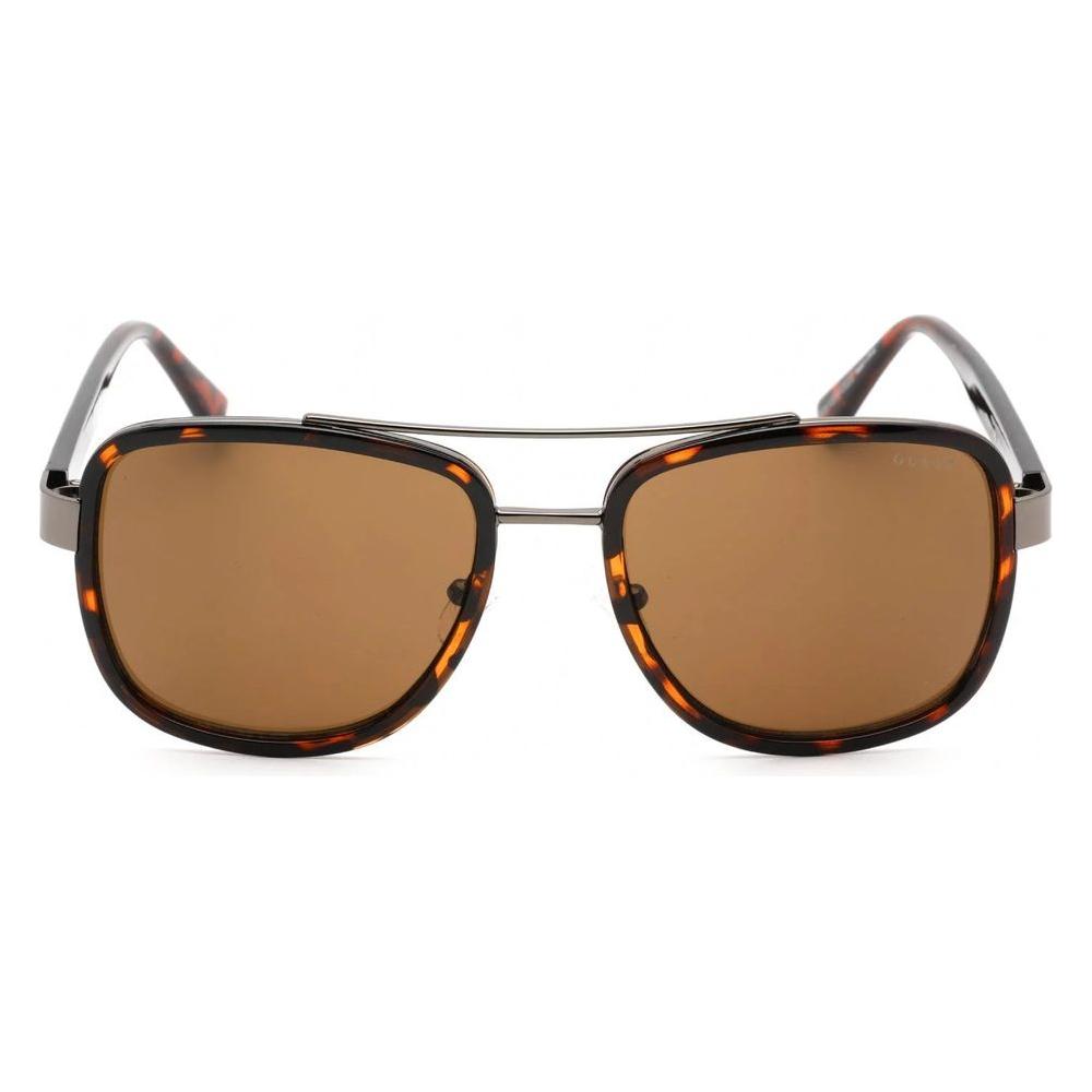 Guess Brown Metal Sunglasses Guess