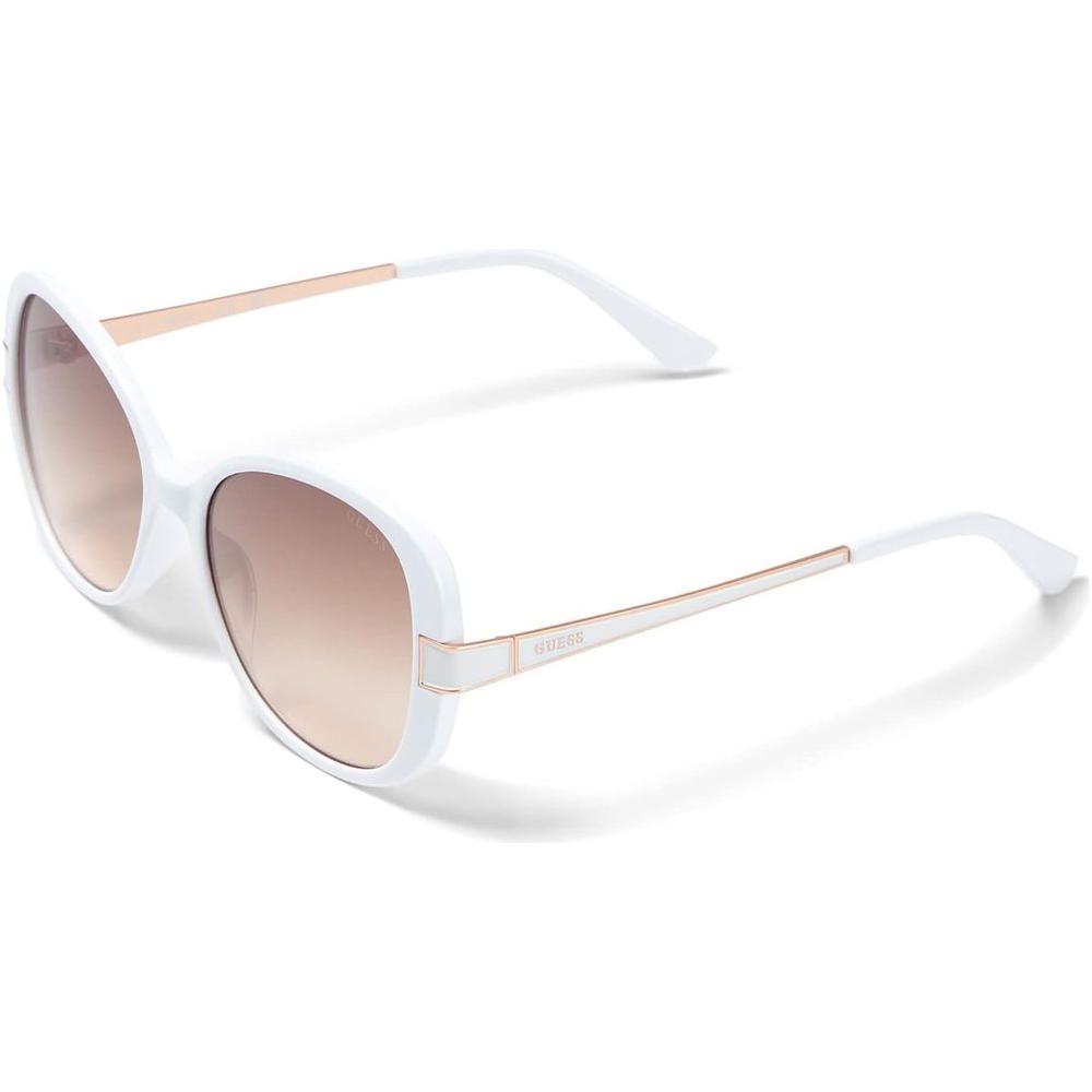 Guess White Resin Sunglasses Guess