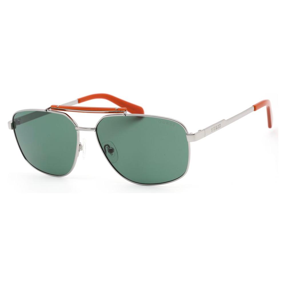 Guess Gray Metal Sunglasses Guess