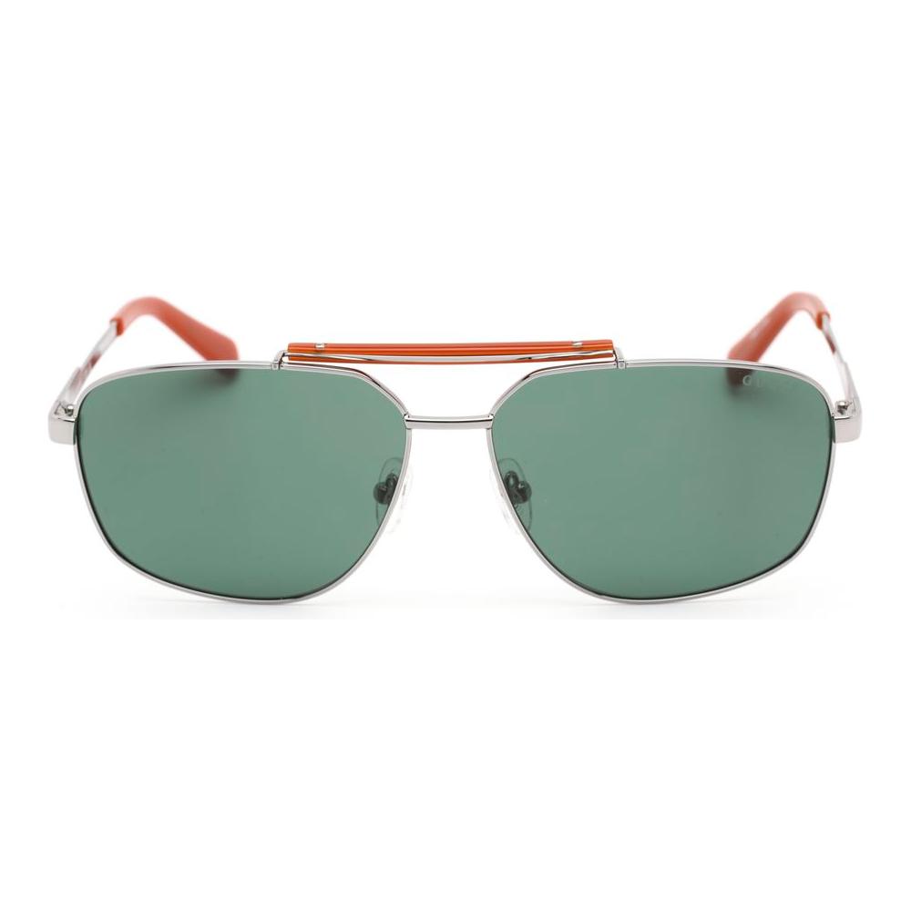 Guess Gray Metal Sunglasses Guess