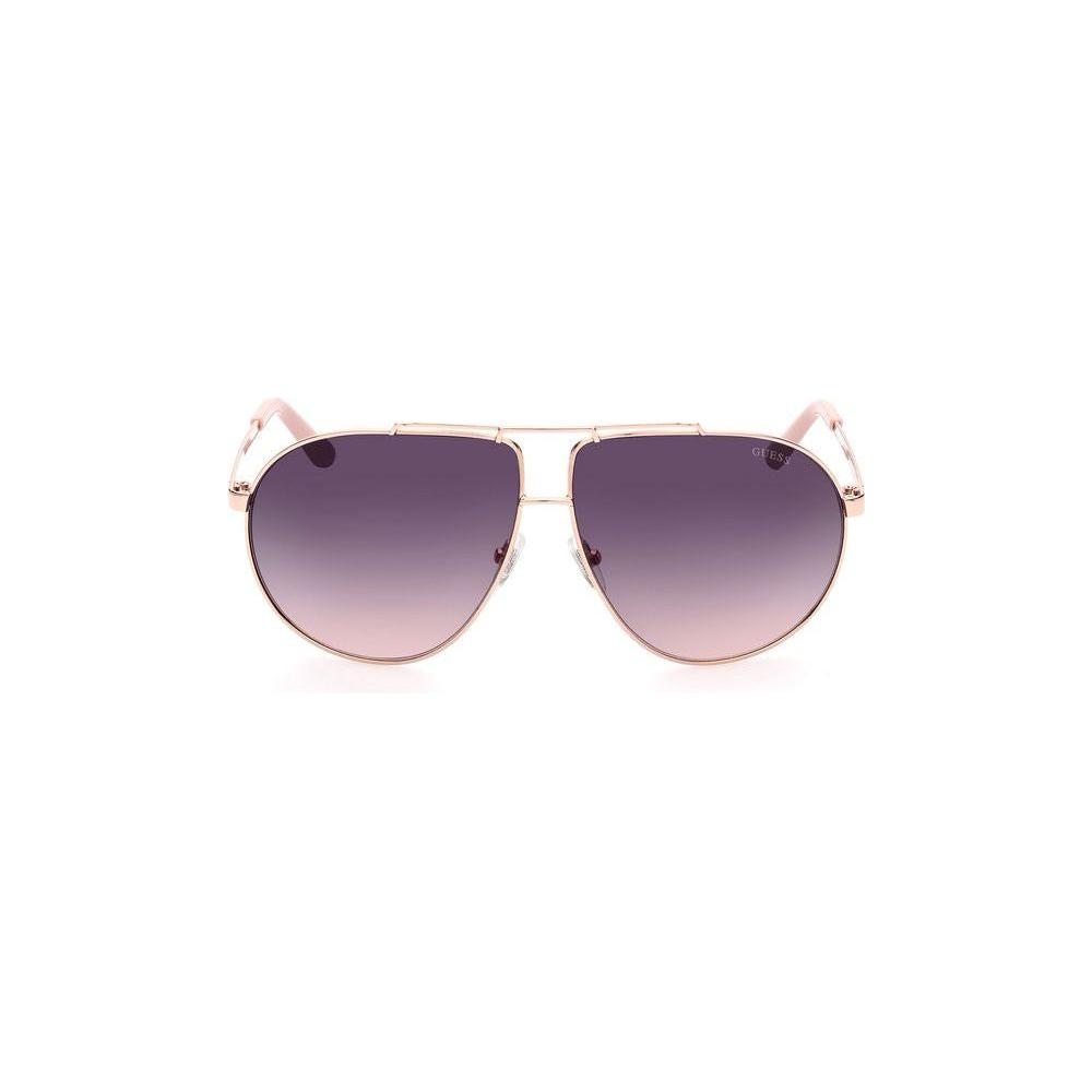 Guess Rose Gold Metal Sunglasses Guess