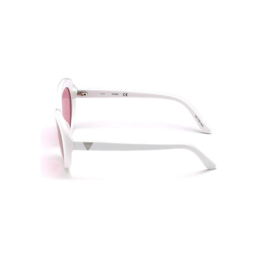 Guess White Acetate Sunglasses Guess