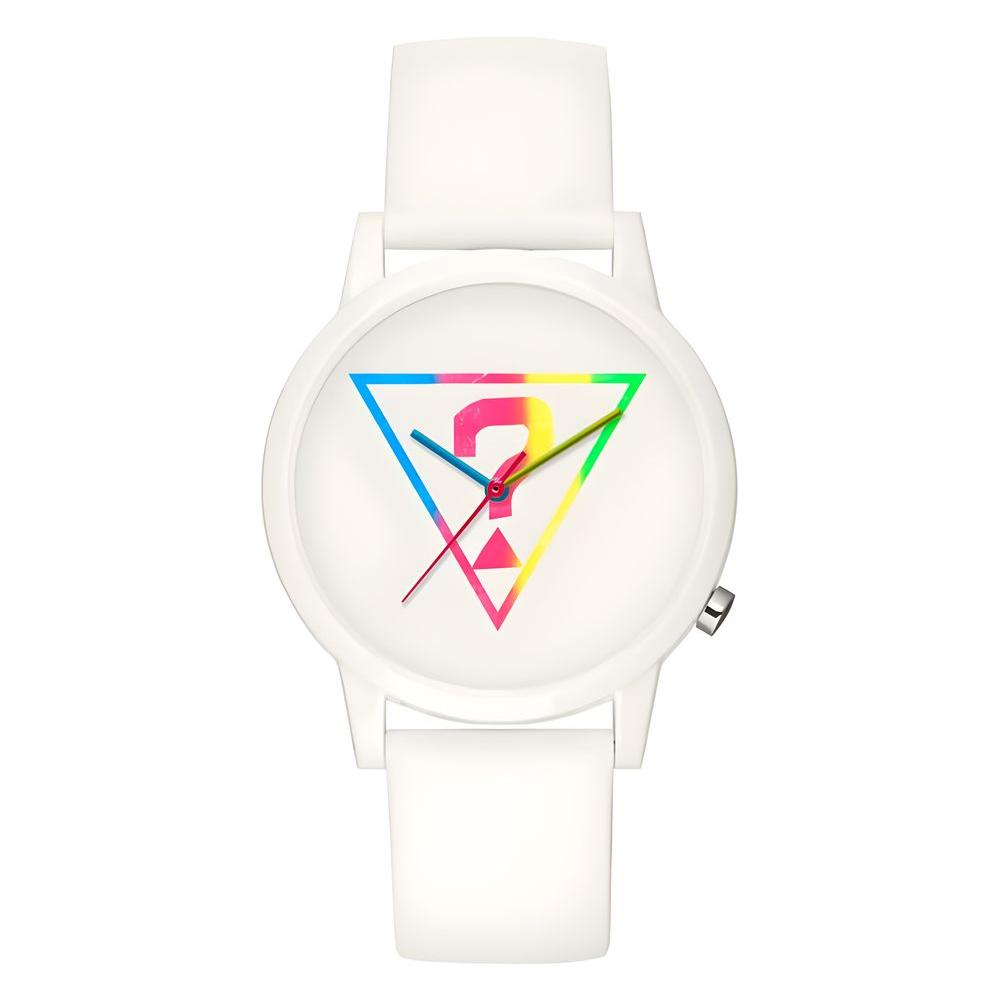 Guess White Silicone Watch Guess White Smoke