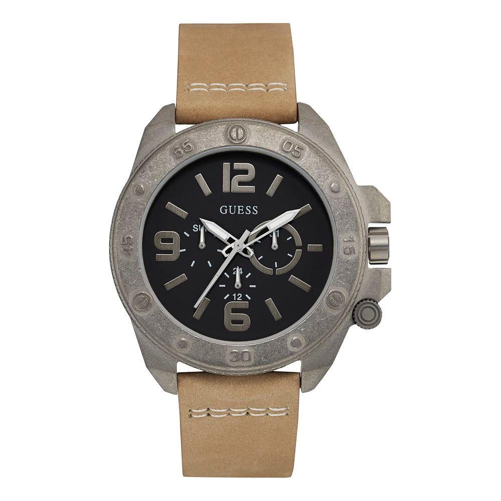 Guess Beige Polyethylene Watch Guess Slate Gray