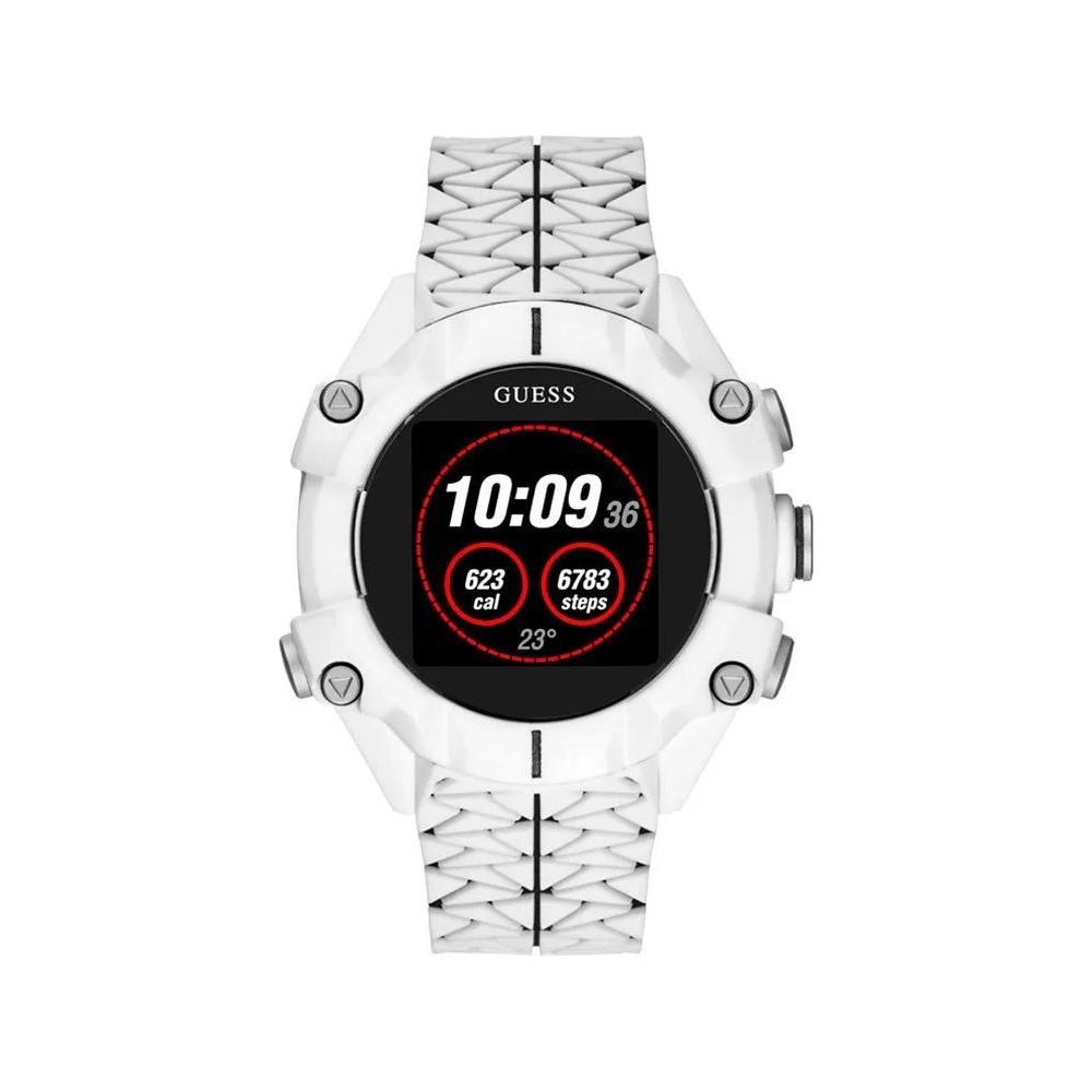 Guess White Resin Watch Guess Light Gray
